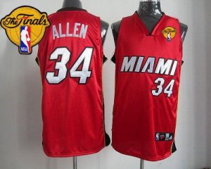 Jerseys Factory Cheap Revolution 30 Heat #34 Ray Allen Red Final