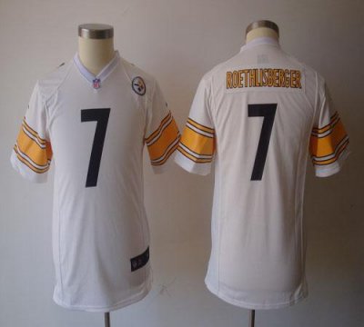 Jerseys Factory Cheap Nike Steelers #7 Ben Roethlisberger White