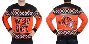 Jerseys Factory Cheap Nike Bengals Men's Ugly Sweater