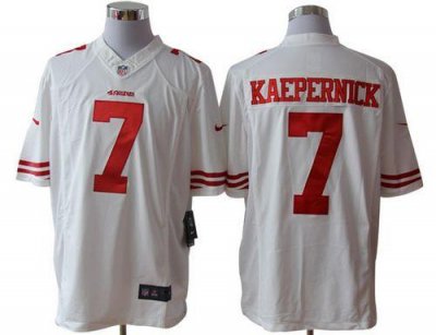 Jerseys Factory Cheap Nike 49ers #7 Colin Kaepernick White Men's