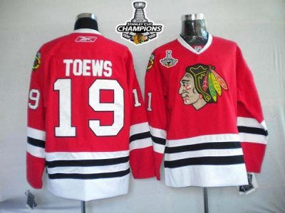 Jerseys Factory Cheap Blackhawks #19 Jonathan Toews Embroidered