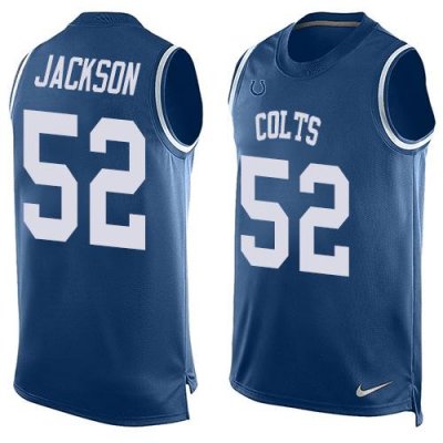 Jerseys Factory Cheap Nike Colts #52 D'Qwell Jackson Royal Blue
