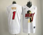 Jerseys Factory Cheap Heat #1 Chris Bosh White 2012 NBA Champion