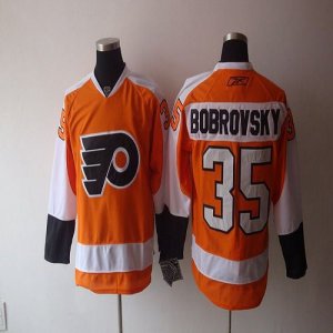 Jerseys Factory Cheap Flyers #35 Sergei Bobrovsky Orange Embroid