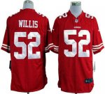 Jerseys Factory Cheap Nike 49ers #52 Patrick Willis Red Team Col