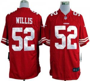 Jerseys Factory Cheap Nike 49ers #52 Patrick Willis Red Team Col