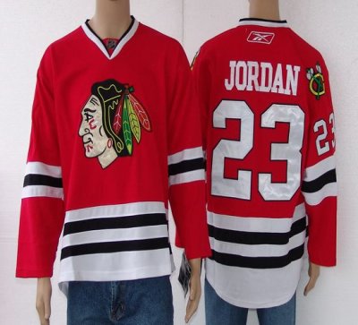 Jerseys Factory Cheap Blackhawks #23 Jordan Red Embroidered NHL
