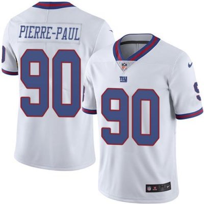 Jerseys Factory Cheap Nike Giants #90 Jason Pierre-Paul White Me