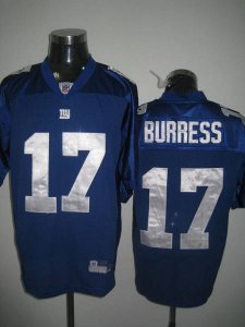 Jerseys Factory Cheap Giants Plaxico Burress #17 Stitched Blue N