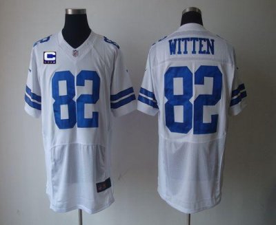 Jerseys Factory Cheap Nike Cowboys #82 Jason Witten White With C