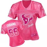 Jerseys Factory Cheap Nike Texans #56 Brian Cushing Pink Women's