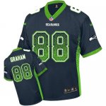 Jerseys Factory Cheap Nike Seahawks #88 Jimmy Graham Steel Blue