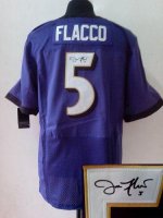 Jerseys Factory Cheap Nike Ravens #5 Joe Flacco Purple Team Colo