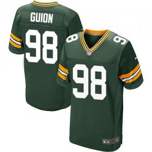 Jerseys Factory Cheap Nike Packers #98 Letroy Guion Green Team C