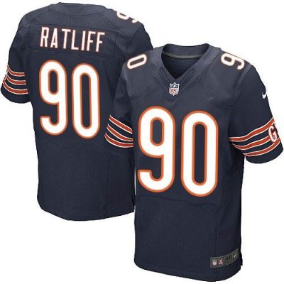 Jerseys Factory Cheap Nike Bears #90 Jeremiah Ratliff Navy Blue