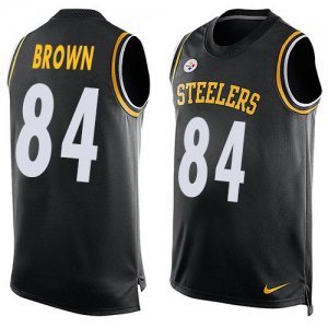 Jerseys Factory Cheap Nike Steelers #84 Antonio Brown Black Team