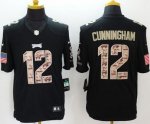 Jerseys Factory Cheap Nike Eagles #12 Randall Cunningham Black M