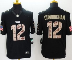 Jerseys Factory Cheap Nike Eagles #12 Randall Cunningham Black M
