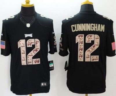 Jerseys Factory Cheap Nike Eagles #12 Randall Cunningham Black M