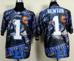 Jerseys Factory Cheap Nike Panthers #1 Cam Newton Team Color Men