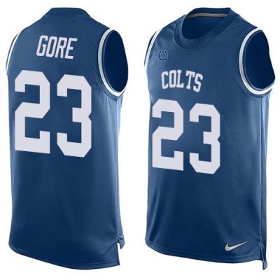 Jerseys Factory Cheap Nike Colts #23 Frank Gore Royal Blue Team