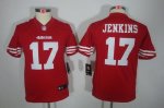 Jerseys Factory Cheap Nike 49ers #17 A.J. Jenkins Red Team Color