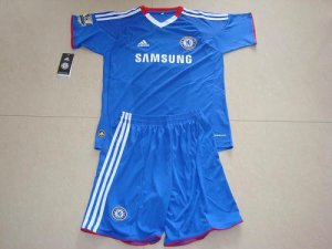 Jerseys Factory Cheap Chelsea Blank Blue Home Kid Soccer Club Je