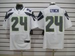 Jerseys Factory Cheap Nike Seahawks #24 Marshawn Lynch White Men