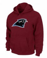 Jerseys Factory Cheap Carolina Panthers Logo Pullover Hoodie Red