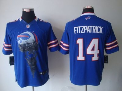 Jerseys Factory Cheap Nike Bills #14 Ryan Fitzpatrick Royal Blue