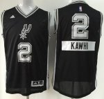 Jerseys Factory Cheap Spurs #2 Kawhi Leonard Black 2014-15 Chris