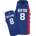 Jerseys Factory Cheap Nets #8 Deron Williams Blue ABA Hardwood C
