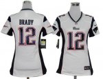 Jerseys Factory Cheap Nike Patriots #12 Tom Brady White Women's