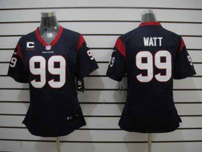 Jerseys Factory Cheap Nike Texans #99 J.J. Watt Navy Blue Team C