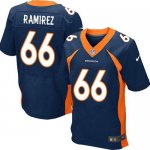 Jerseys Factory Cheap Nike Broncos #66 Manny Ramirez Navy Blue A