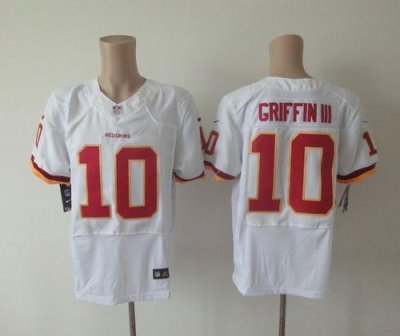 Jerseys Factory Cheap Nike Redskins #10 Robert Griffin III White