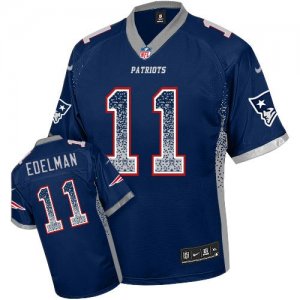 Jerseys Factory Cheap Nike Patriots #11 Julian Edelman Navy Blue