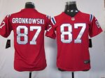 Jerseys Factory Cheap Nike Patriots #87 Rob Gronkowski Red Alter