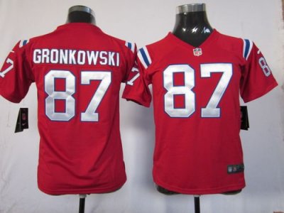 Jerseys Factory Cheap Nike Patriots #87 Rob Gronkowski Red Alter