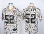 Jerseys Factory Cheap Nike Packers #52 Clay Matthews Camo USMC M