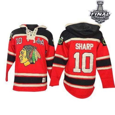 Jerseys Factory Cheap Blackhawks #10 Patrick Sharp Red Sawyer Ho