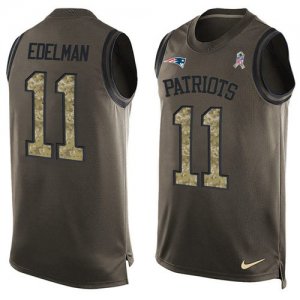 Jerseys Factory Cheap Nike Patriots #11 Julian Edelman Green Men