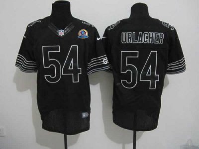 Jerseys Factory Cheap Nike Bears #54 Brian Urlacher Black Shadow