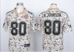 Jerseys Factory Cheap Nike Texans #80 Andre Johnson Camo USMC Me