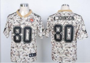 Jerseys Factory Cheap Nike Texans #80 Andre Johnson Camo USMC Me