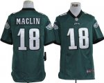 Jerseys Factory Cheap Nike Eagles #18 Jeremy Maclin Midnight Gre