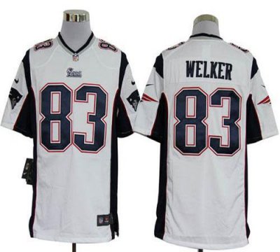 Jerseys Factory Cheap Nike Patriots #83 Wes Welker White Men's S