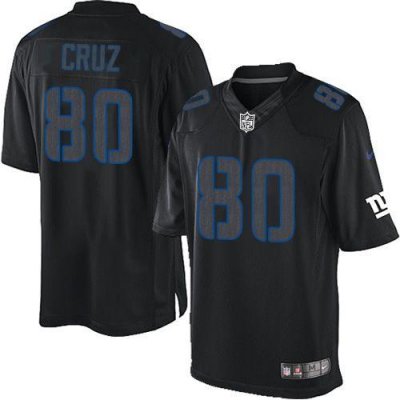 Jerseys Factory Cheap Nike Giants #80 Victor Cruz Black Men's St