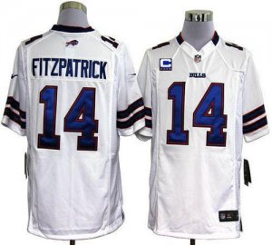 Jerseys Factory Cheap Nike Bills #14 Ryan Fitzpatrick White With