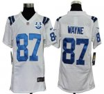 Jerseys Factory Cheap Nike Colts #87 Reggie Wayne White With 30T